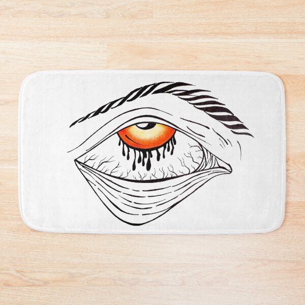 Item preview, red and stressed eye designed and sold by letyrizia.