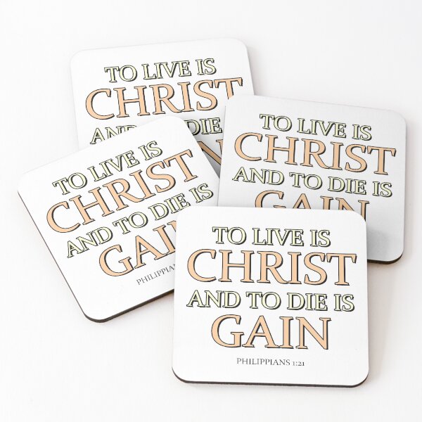 Item preview, Philippians 1:21 ~ TO LIVE IS CHRIST designed and sold by Kenninja.