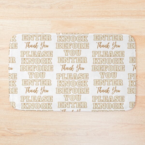 Item preview, Please Knock Before You Enter Door Sign designed and sold by IslandDrip.