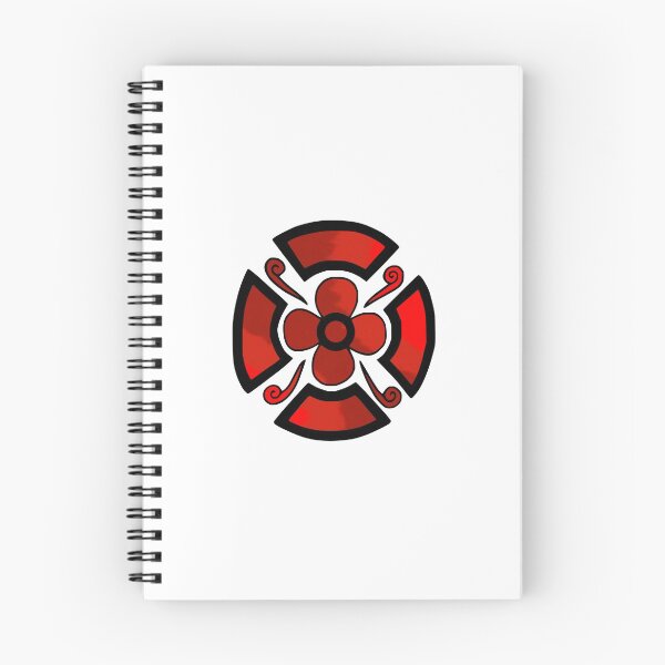 Item preview, Flower shield (red tie dye)  designed and sold by Encie-Designs.