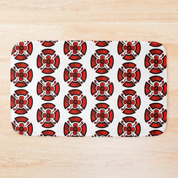 Item preview, Flower shield (red tie dye)  designed and sold by Encie-Designs.