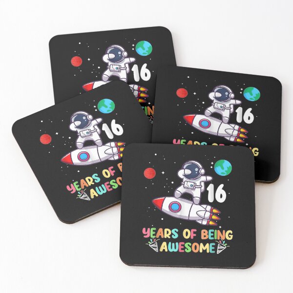 Item preview, Kids Nage 16th Birthday Astronauts Planets  designed and sold by tashiav.