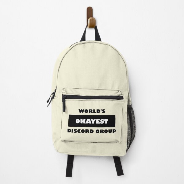 Item preview, Funny Discord: World's okayest discord black and white minimalist block typography (cream edition) designed and sold by Deegital18.