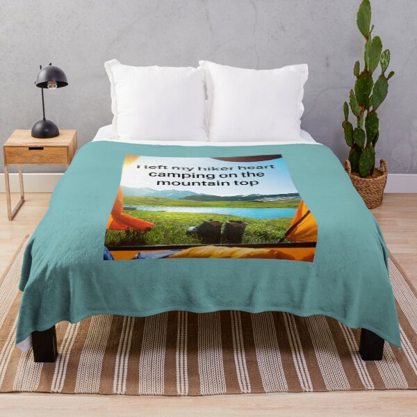 Item preview, I left my hiker heart camping on the mountain top designed and sold by 3TFashion.