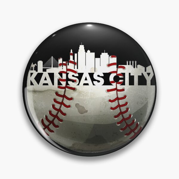 Item preview, Outstanding Kansas City Baseball Ball With Real Kansas City Skyline designed and sold by Urosek.