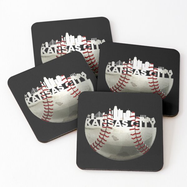 Item preview, Outstanding Kansas City Baseball Ball With Real Kansas City Skyline designed and sold by Urosek.