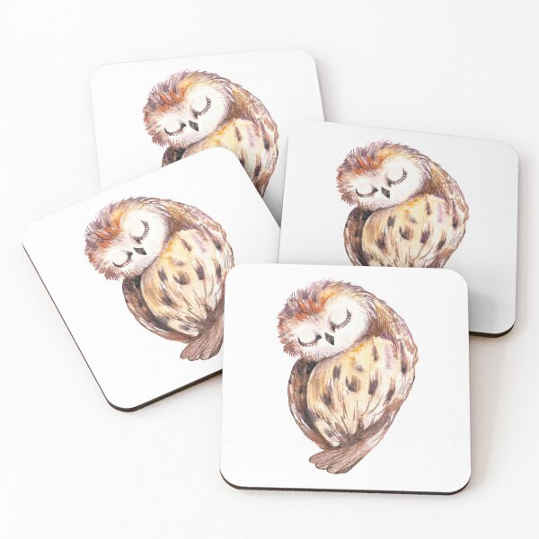 Item preview,  Сute Cartoon Owl bird. Watercolor Owl. Cool baby Owl. Owl for Kids. designed and sold by ZheltakovaIana.