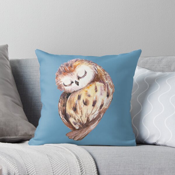 Item preview,  Сute Cartoon Owl bird. Watercolor Owl. Cool baby Owl. Owl for Kids. designed and sold by ZheltakovaIana.