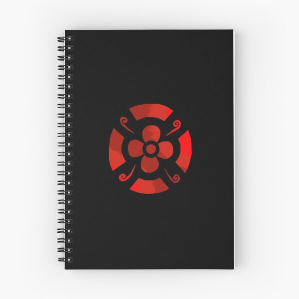 Item preview, Flower shield (red tie dye on black)  designed and sold by Encie-Designs.