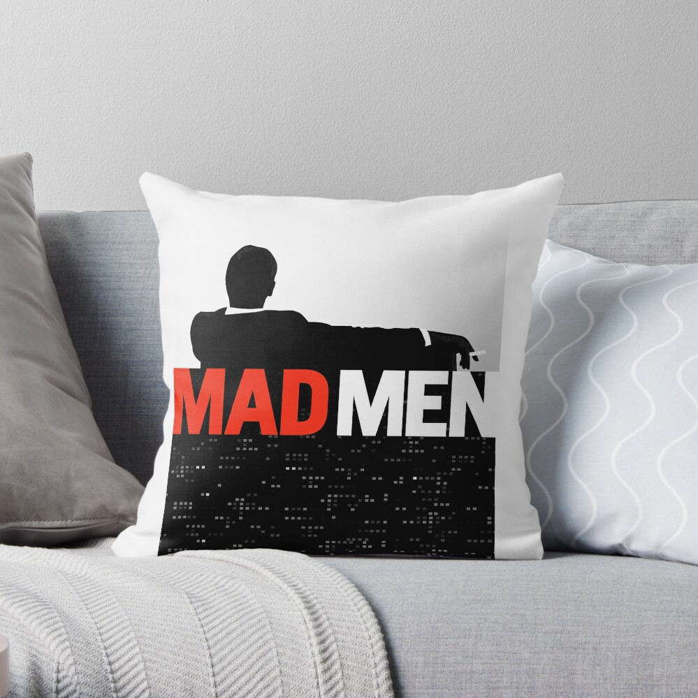 New Arrival MADMEN Throw Pillow by anakgedi TP-MGE4A7RN