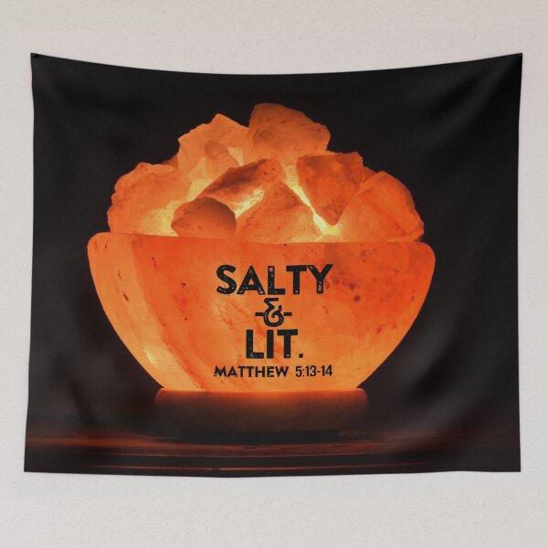 Item preview, Salty and Lit - Matthew 5:13-14 designed and sold by ChristianLife.