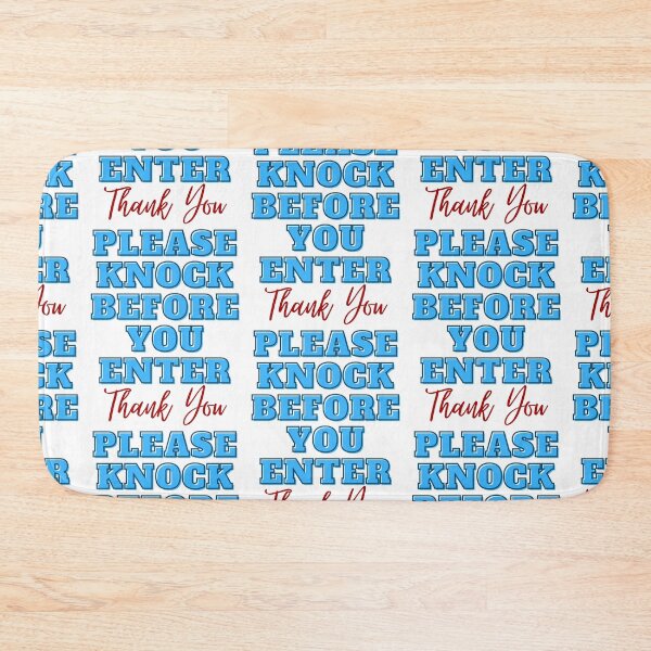 Item preview, Please Knock Before You Enter Door Sign IV designed and sold by IslandDrip.
