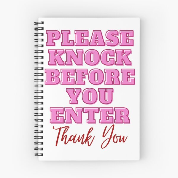 Item preview, Please Knock Before You Enter Door Sign V designed and sold by IslandDrip.
