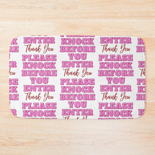 Item preview, Please Knock Before You Enter Door Sign V designed and sold by IslandDrip.