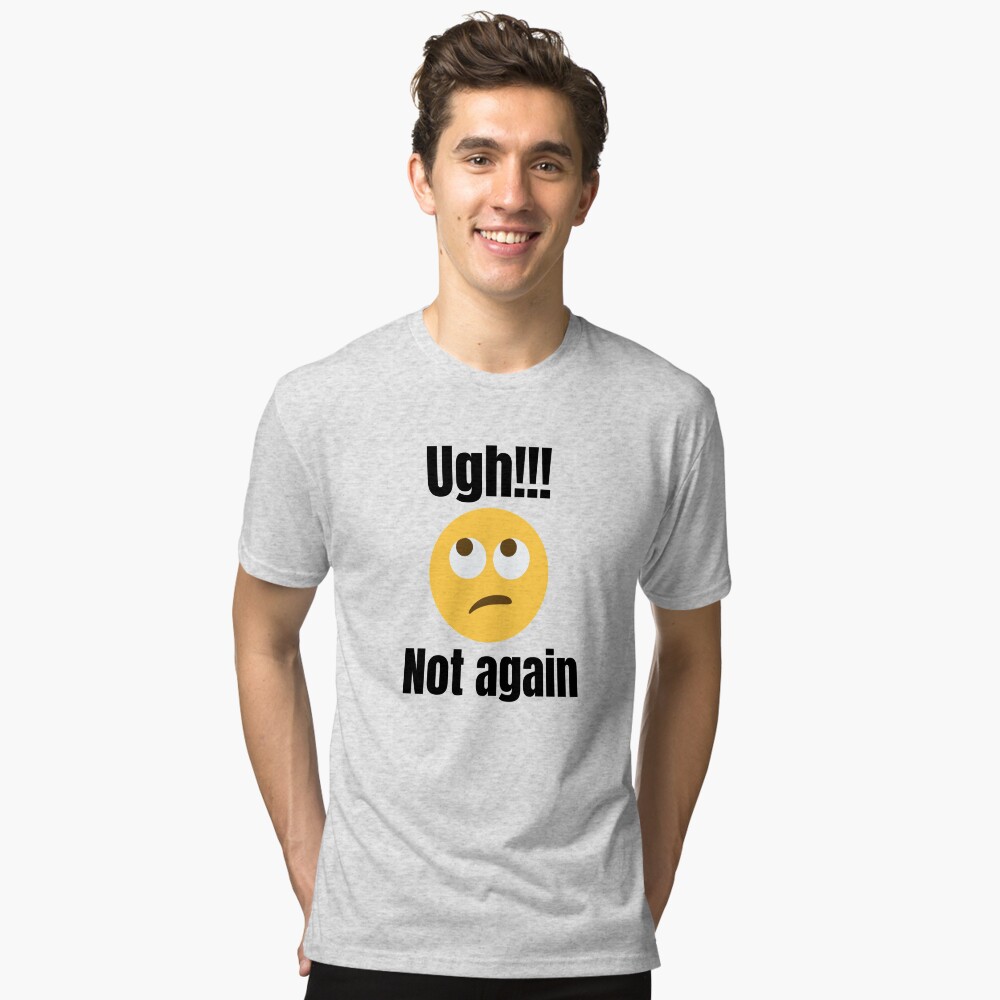 Super Funny Eye Roll Emoji T-Shirt