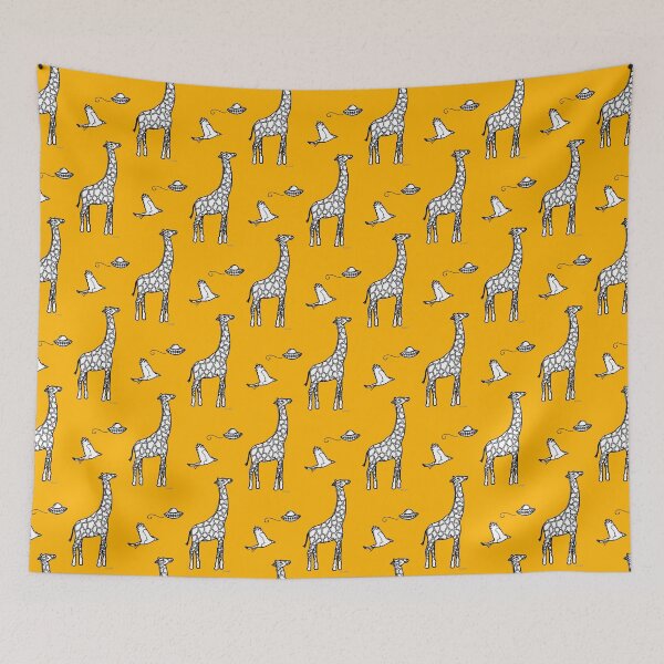 Item preview, Flying Saucer, Secretary Bird and Giraffe designed and sold by Elyssa Porlier.
