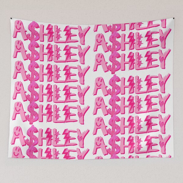 Item preview, ASHLEY name - pink designed and sold by Julia Santos.