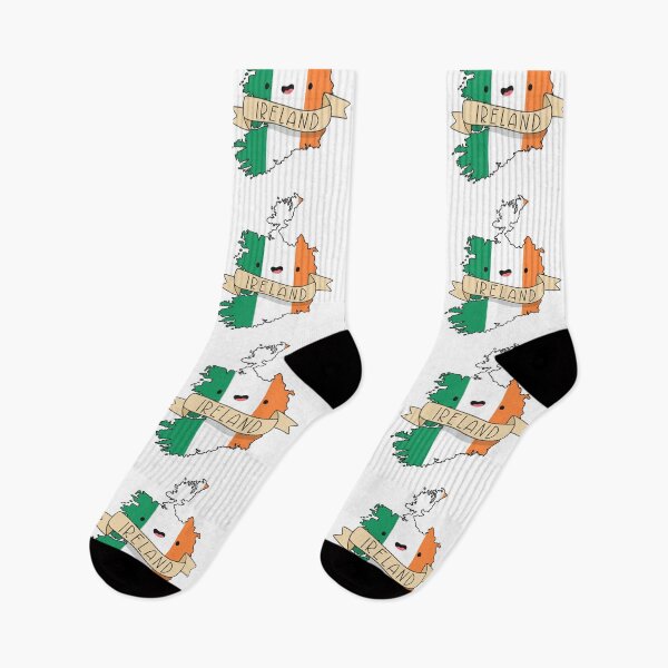 Artikelvorschau, Kawaii-Flaggenkarte der Republik Irland entworfen und verkauft von SofiaSava01.