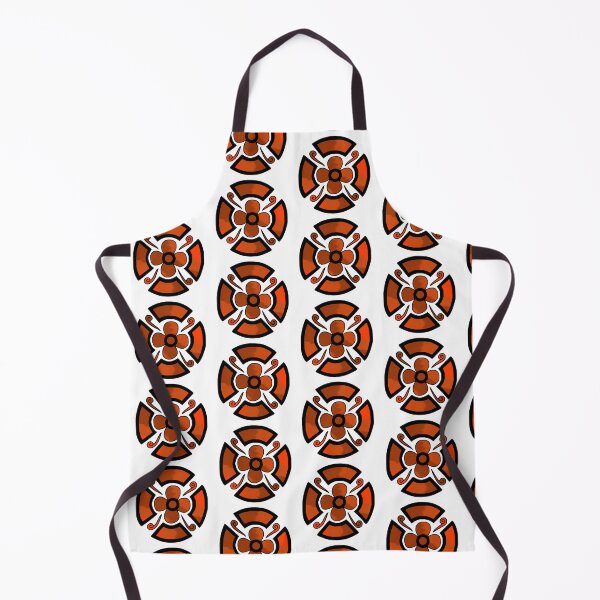 Item preview, Flower shield (orange tie dye) designed and sold by Encie-Designs.