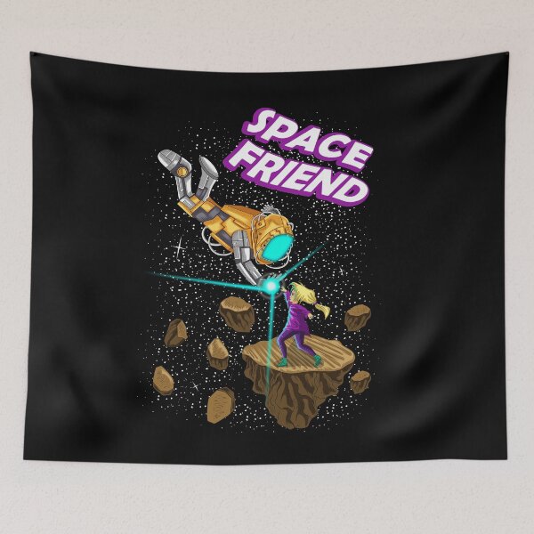 Item preview, Awesome space friend design designed and sold by neonabdrawn.