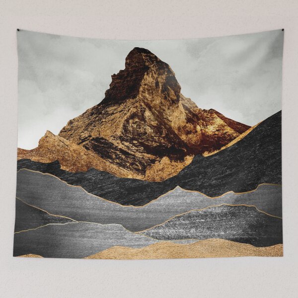 Item preview, Matterhorn Mountain - Iconic Landscapes - Abstract Design designed and sold by JackMoreh.