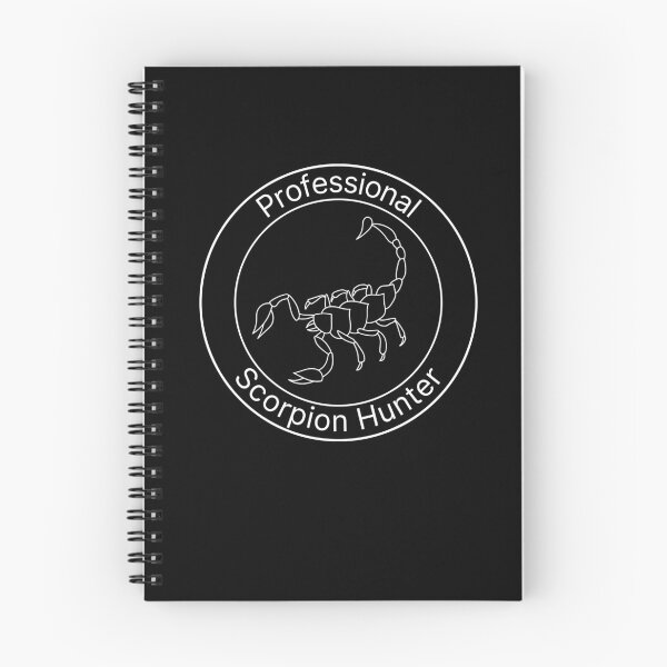 Item preview, White Professional Scorpion Hunter Badge designed and sold by PolishedPin.