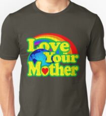 Liebe deine Mutter (Vintage Distressed Design) Unisex T-Shirt