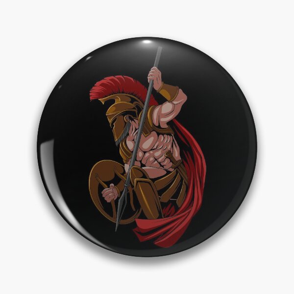 Item preview, Spartan Warrior With Shield And Spear designed and sold by anziehend.