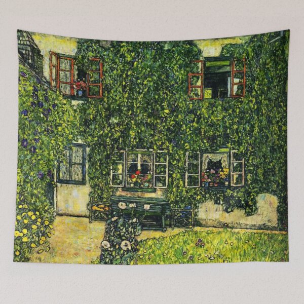 Item preview, House in Weissenbach of Attersee Lake - Gustav Klimt designed and sold by Vivanne-art.
