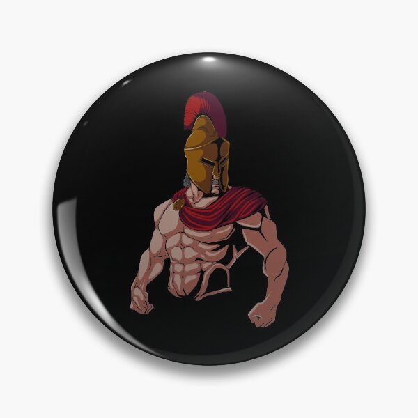 Item preview, Spartan Warrior Shows Muscles - Spartan Fitness designed and sold by anziehend.