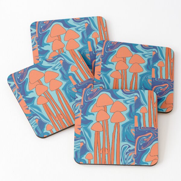 Item preview,  Groovy Orange Mushroom Family designed and sold by notastranger.