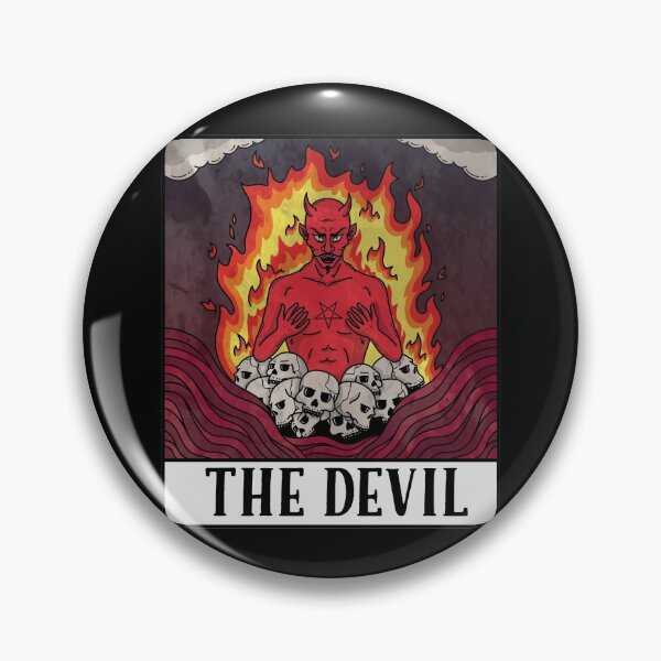 Item preview, Satan The Devil Occult Tarot Card Major Arcana Deck designed and sold by Crush Retro®.