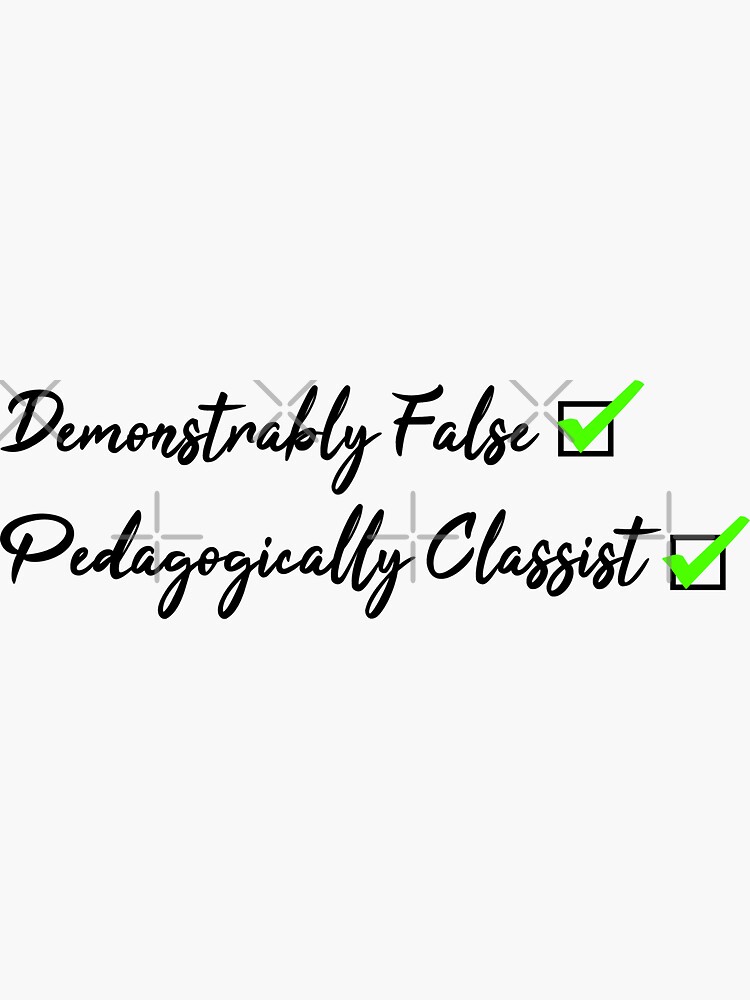 The Simple Narrative Taught in Every History Class is Demonstrably False and Pedagogically Classist by PigNose
