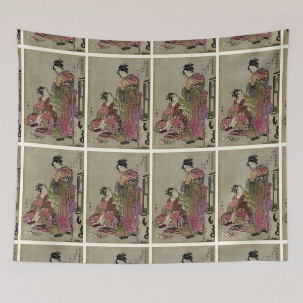 Item preview, Omando Ogie Oiyo Takeji - Utamaro Kitagawa - 1785 designed and sold by CrankyOldDude.