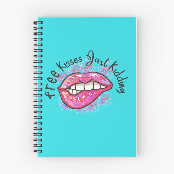 Item preview, Free Kisses Just Kidding Stickers designed and sold by ParaStickers.