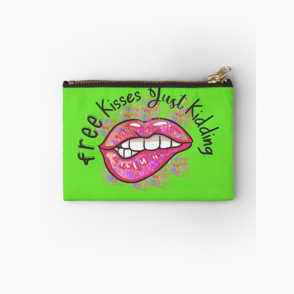 Item preview, Free Kisses Just Kidding Stickers designed and sold by ParaStickers.