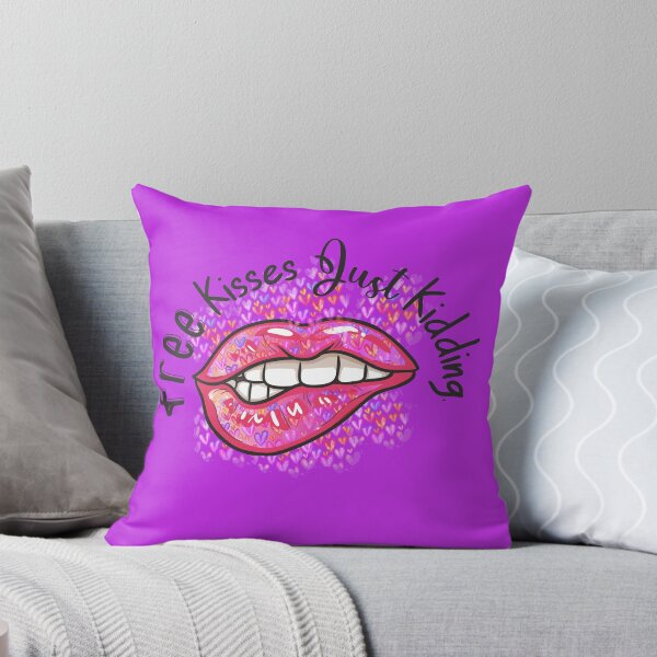 Item preview, Free Kisses Just Kidding Stickers designed and sold by ParaStickers.