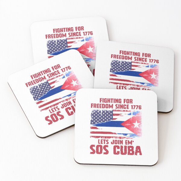 Item preview, Copy of Fighting for freedom since 1776 lets join em' SOS Cuba designed and sold by kader85.