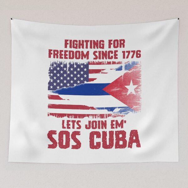Item preview, Copy of Fighting for freedom since 1776 lets join em' SOS Cuba designed and sold by kader85.