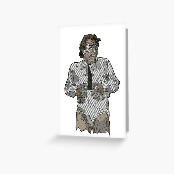Rik Mayall Greeting Card