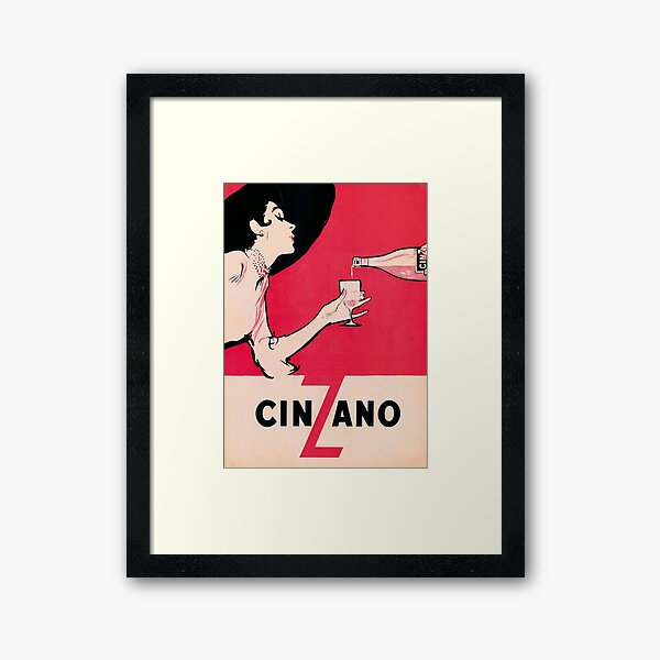 Cinzano Art Print Framed Art Print