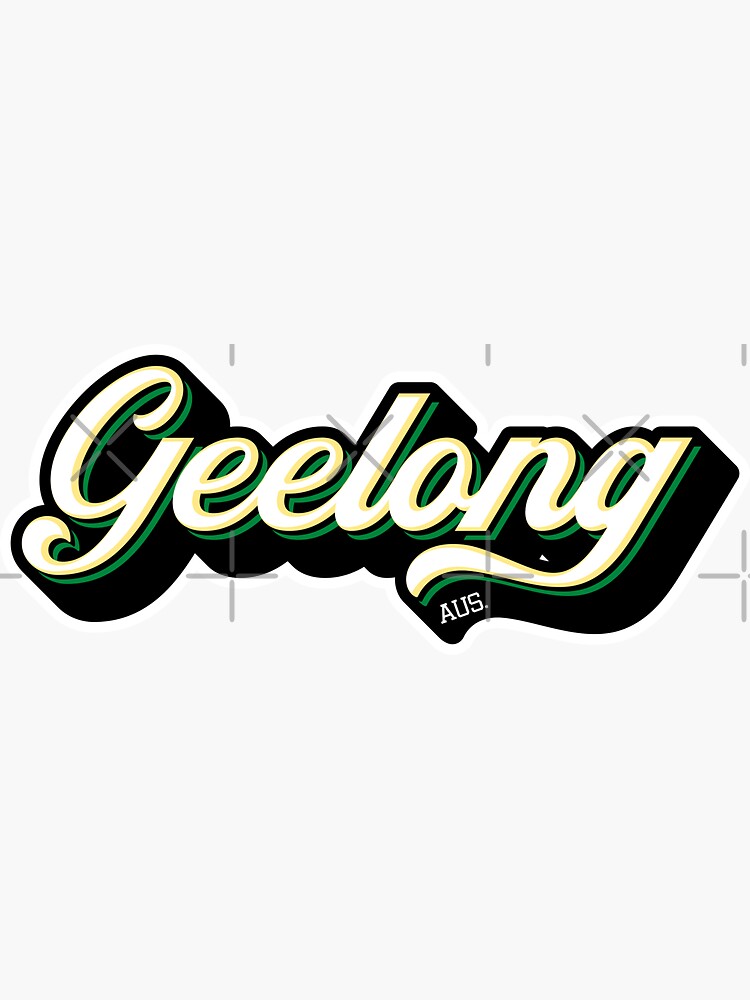 "Geelong Australia" Sticker for Sale by creativecaveman Redbubble