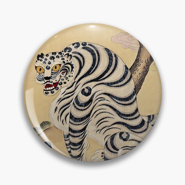 Item preview, Korean Striped Tiger Minhwa  designed and sold by PatricianneK.