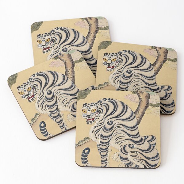 Item preview, Korean Striped Tiger Minhwa  designed and sold by PatricianneK.