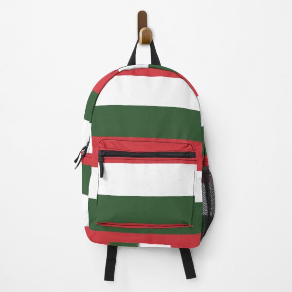 Item preview, 3 Large RED PINE GREEN and WHITE Horizontal STRIPES designed and sold by RachelMacht.