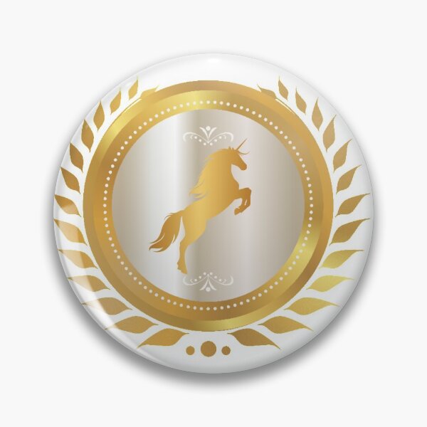 Item preview, Golden Coloured Horse in Circle Design designed and sold by VIVEK KUMAR RAI.