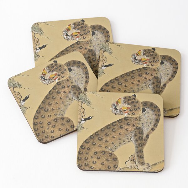 Item preview, Spotted Tiger Minhwa with Magpie designed and sold by PatricianneK.