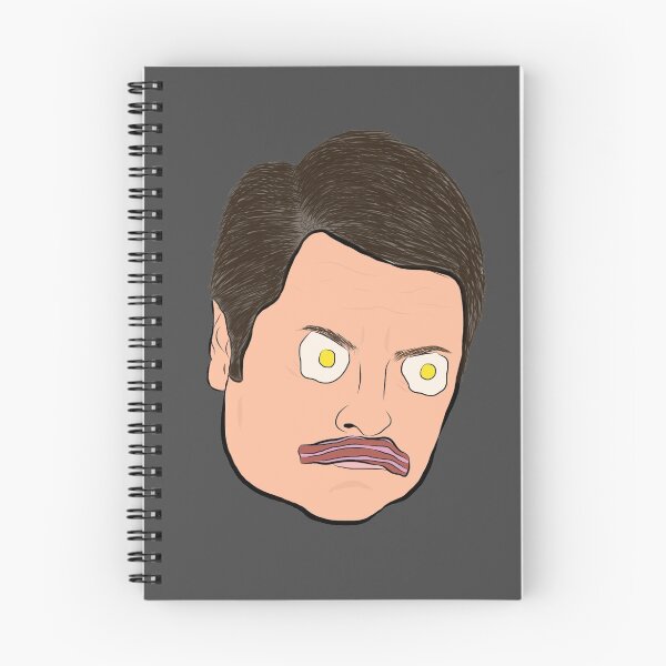 Item preview, Bacon and Eggs Ron Swanson designed and sold by Kellymoz.