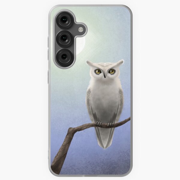 White Owl Samsung Galaxy Soft Case