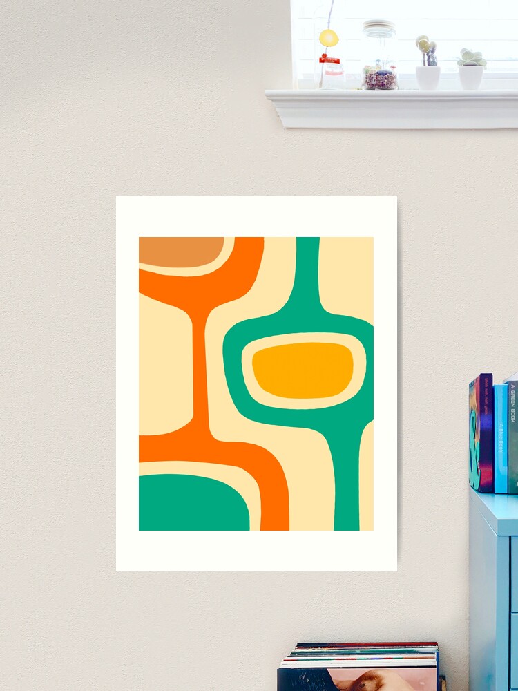 Funky 70s Style Wave Pattern